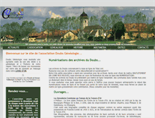 Tablet Screenshot of doubsgenealogie.fr